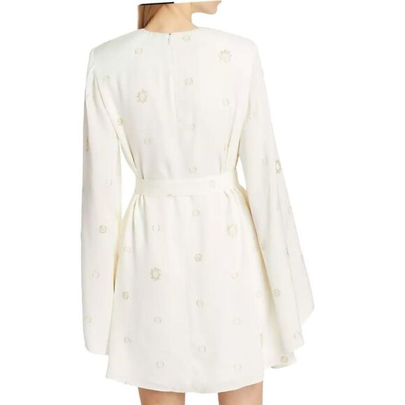 Stella McCartney Metallic Long Sleeve Minidress Size 40 (4-6) - Picture 6 of 14